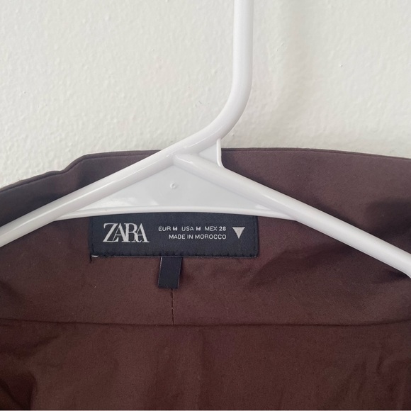 Zara Dark Brown Crop Top - Picture 11 of 12